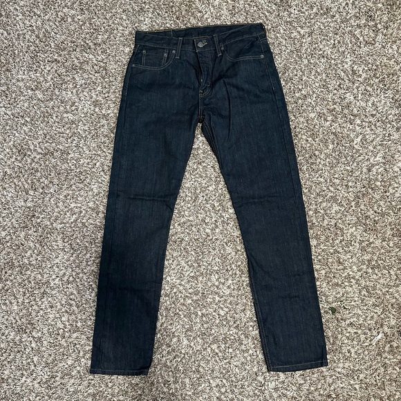 Levi’s Men’s 502 Dark Wash Taper Fit Jeans 33W x 30L - Picture 8 of 8